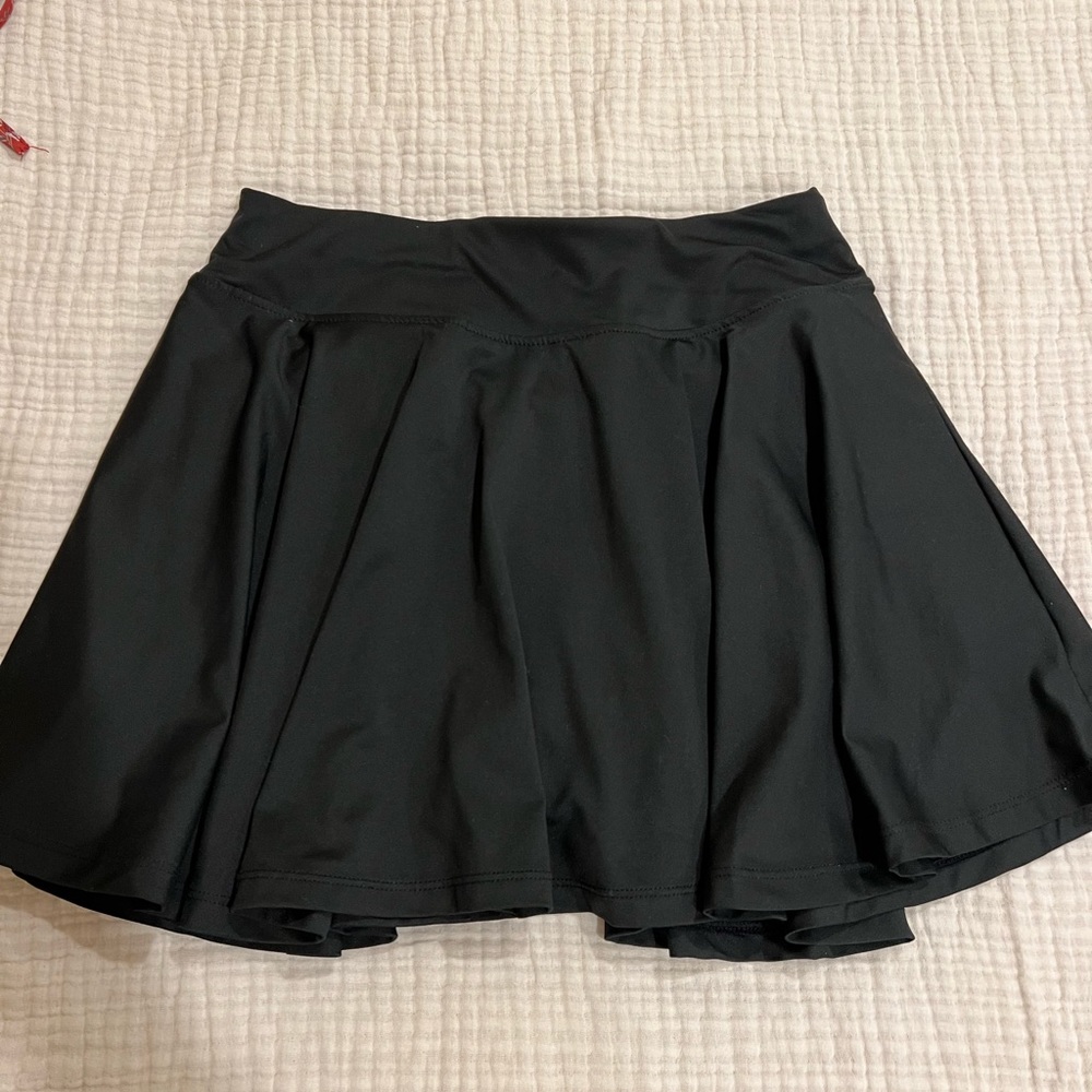 Black athletic skirt